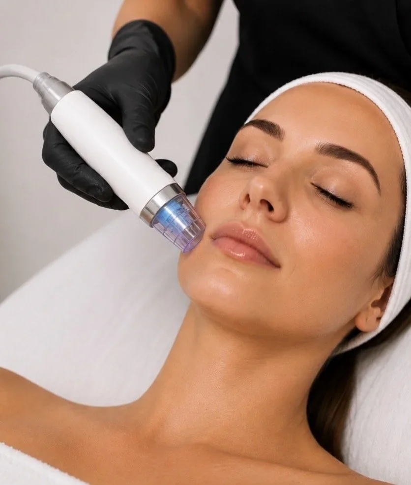 A treatment in progress at The Aesthetics Club, Tampa
